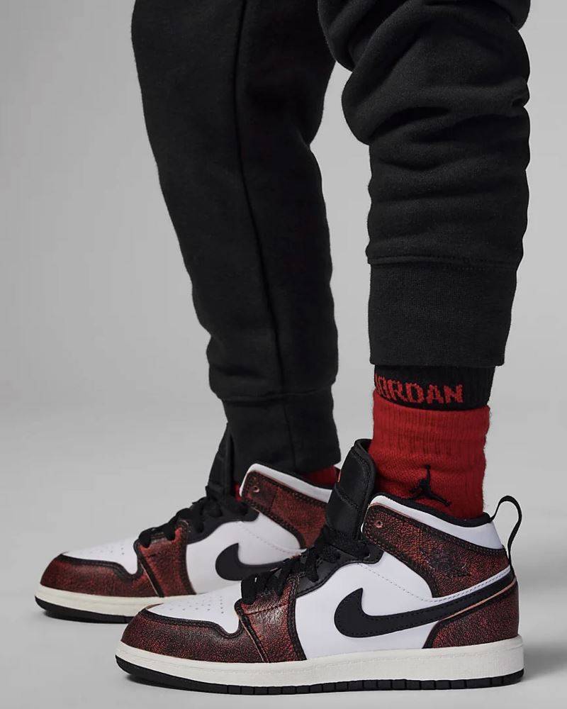 NIKE JORDAN LITTLE KIDS PLAID HOODIE AND PANT SET