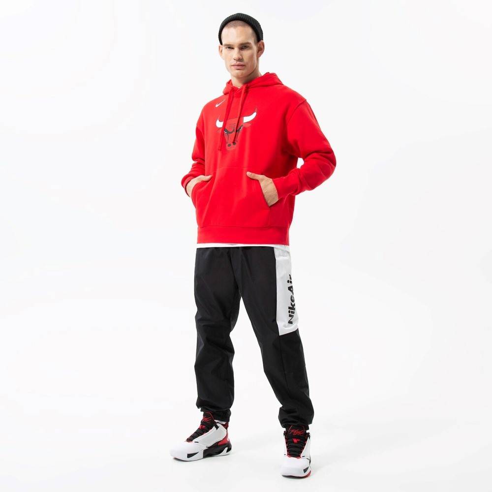 NIKE NBA CHIGACO BULLS ESSENTIALS FLEECE HOODIE