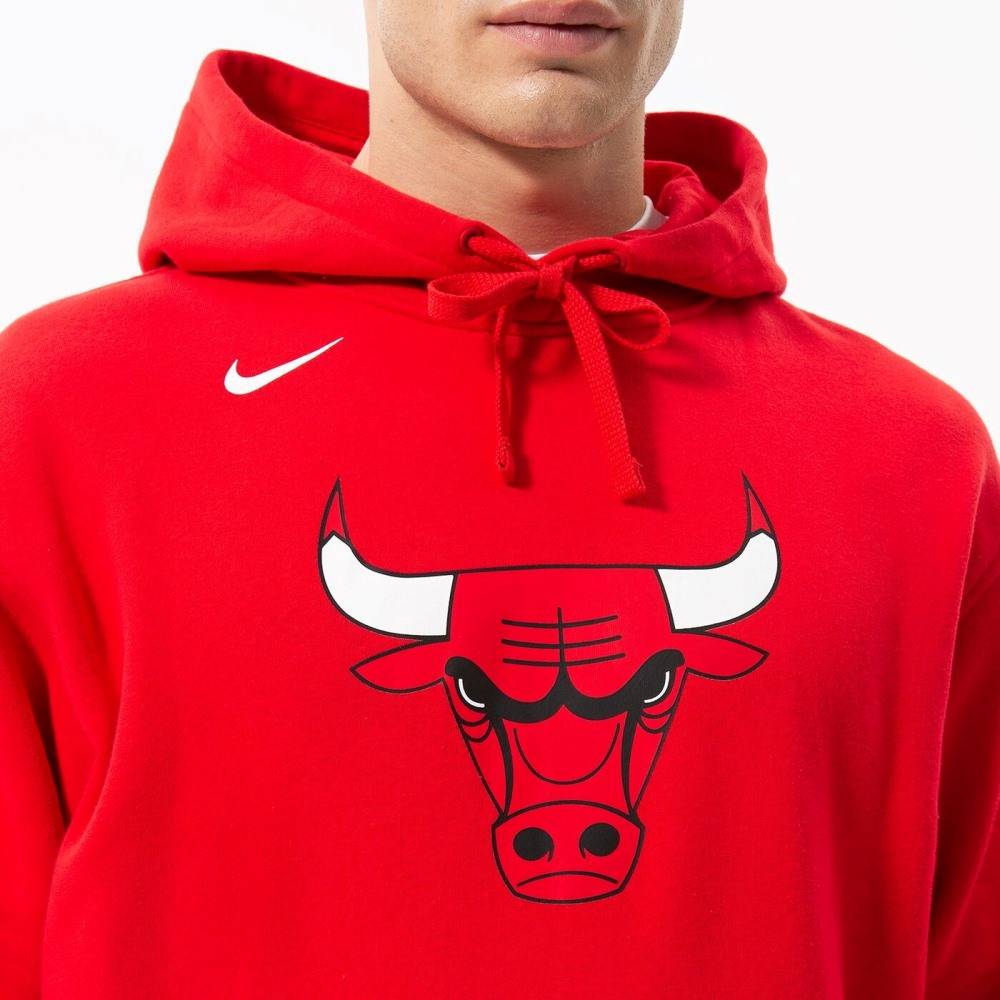 NIKE NBA CHIGACO BULLS ESSENTIALS FLEECE HOODIE