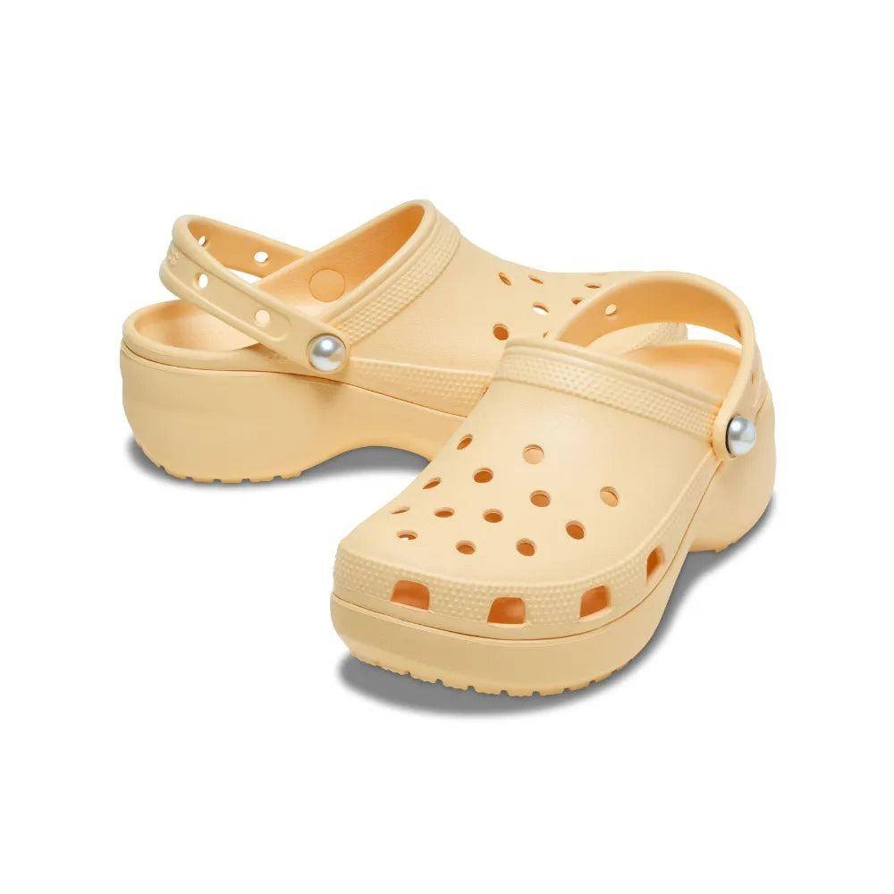 CROCS CLASSIC PLATFORM PEARL CLOG