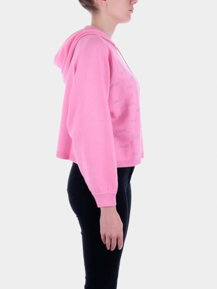 LIU JO LOGO KNITTED SWEATSHIRT