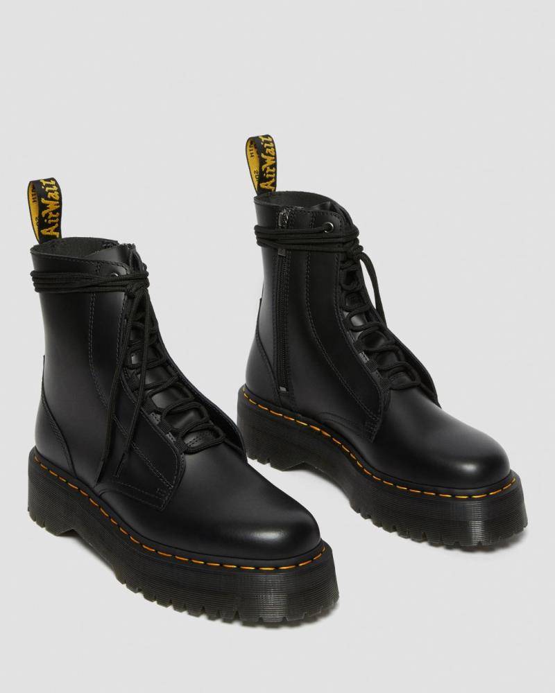 DR. MARTENS JARRICK SMOOTH PLATFORM BOOTS