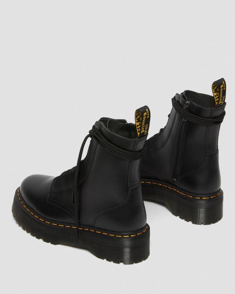 DR. MARTENS JARRICK SMOOTH PLATFORM BOOTS