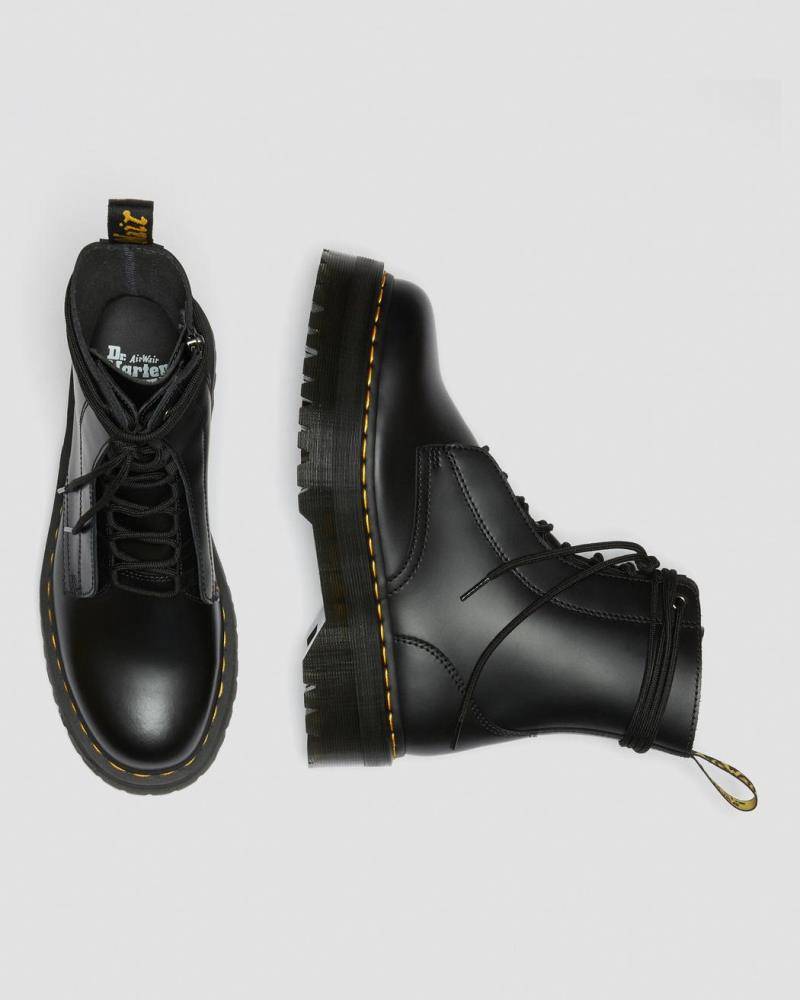 DR. MARTENS JARRICK SMOOTH PLATFORM BOOTS