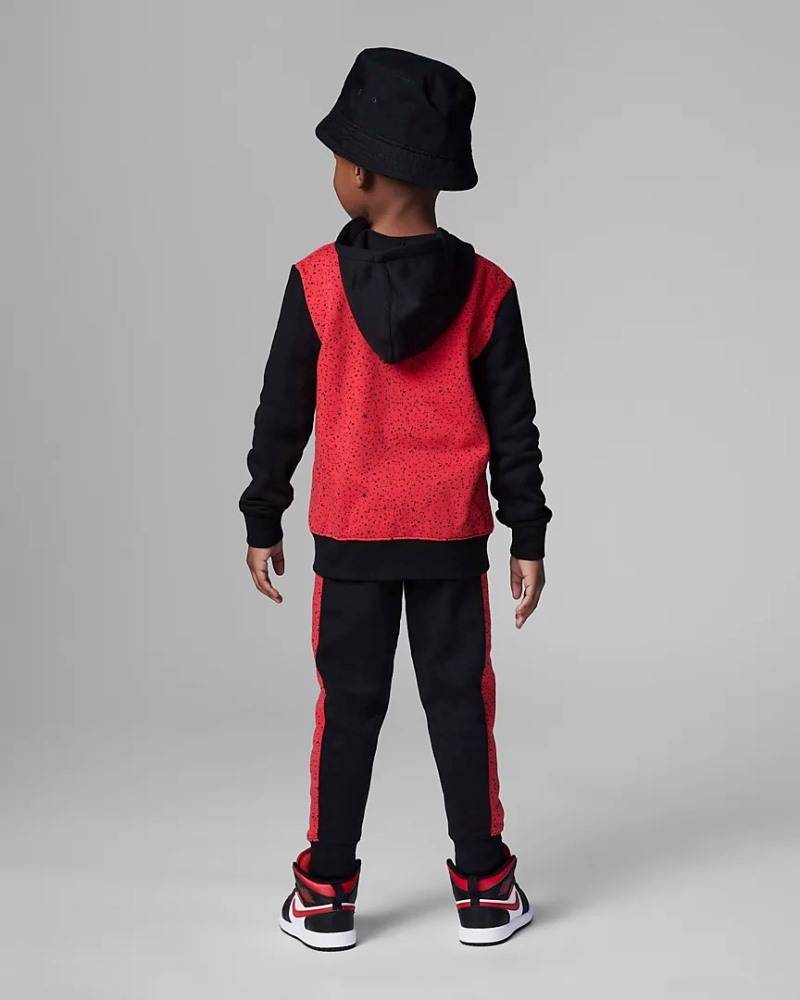 NIKE JORDAN LITTLE KIDS SPECKLE FZ HOODIE SET