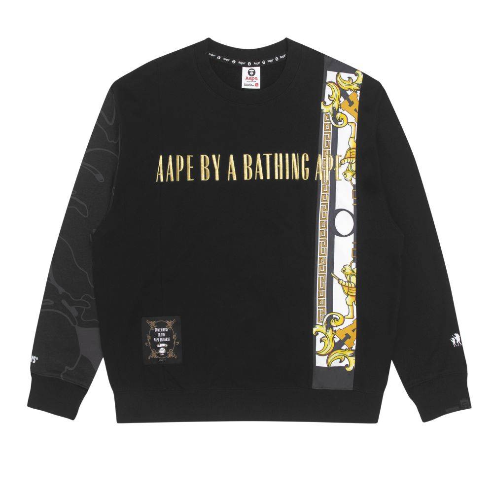 AAPE BY A BATHING APE MENS CREW NECK SWEATER