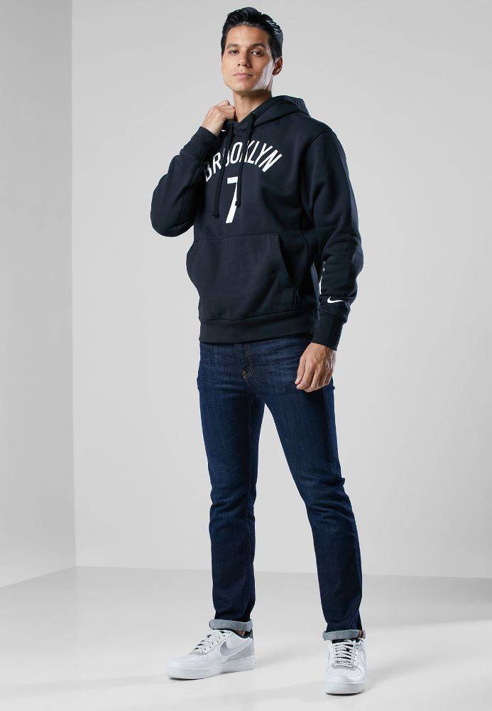 NIKE NBA BROOKLYN NETS ESSENTIALS FLEECE HOODIE