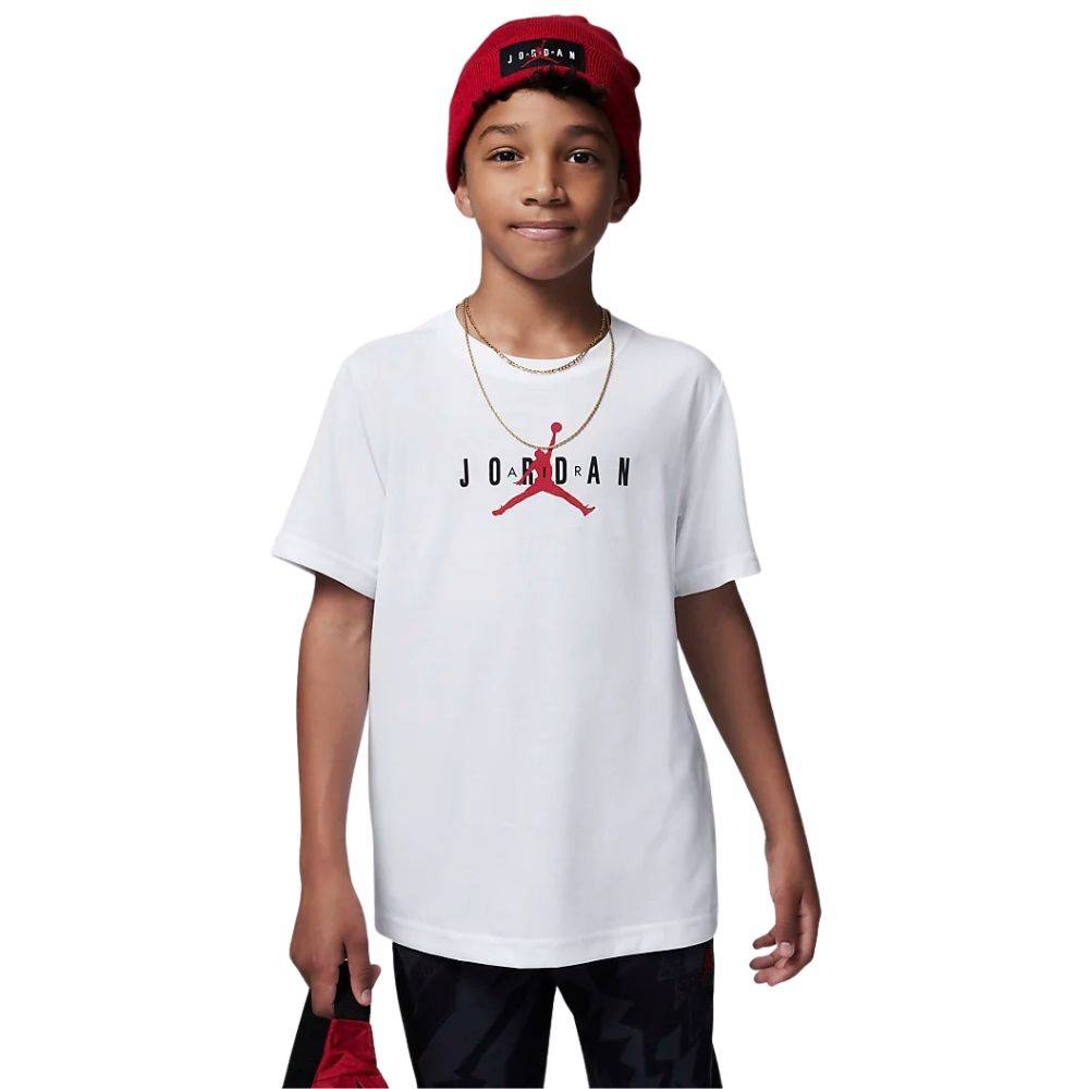 NIKE JORDAN BIG KIDS MJ HYBRID SUSTAINABLE SS TEE