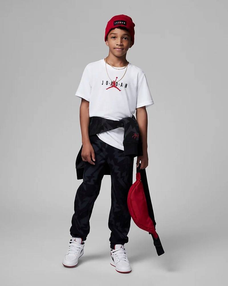 NIKE JORDAN BIG KIDS MJ HYBRID SUSTAINABLE SS TEE