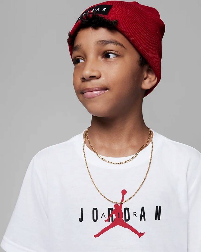 NIKE JORDAN BIG KIDS MJ HYBRID SUSTAINABLE SS TEE