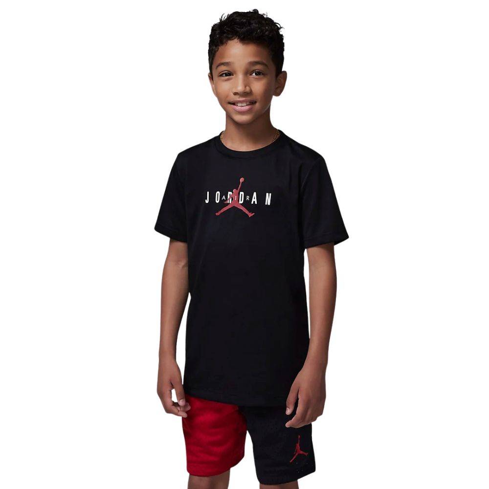 NIKE JORDAN BIG KIDS MJ HYBRID SUSTAINABLE SS TEE