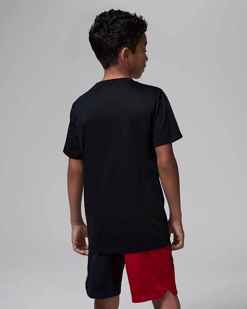 NIKE JORDAN BIG KIDS MJ HYBRID SUSTAINABLE SS TEE