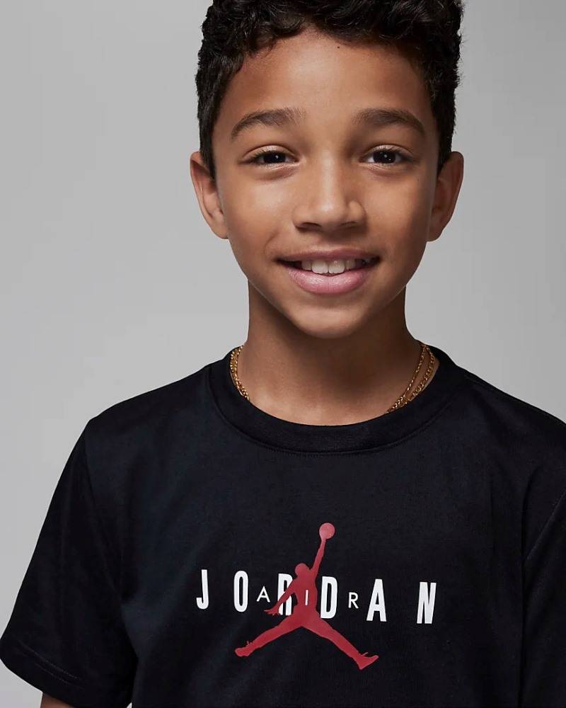 NIKE JORDAN BIG KIDS MJ HYBRID SUSTAINABLE SS TEE