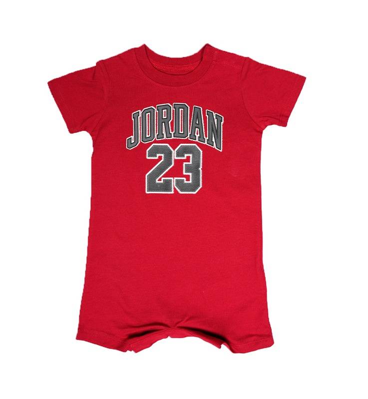 NIKE JORDAN BABY 23 ROMPER & BOOTIE SET