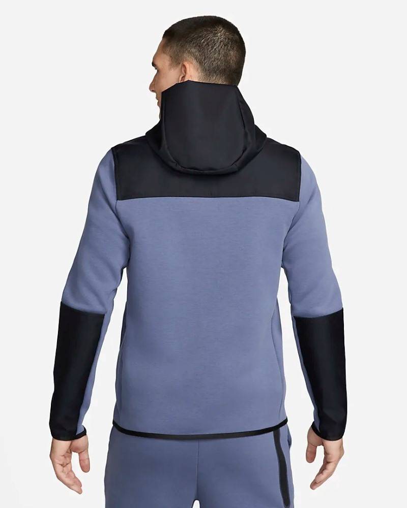 NIKE TECH FLEECE OVERLAY FULL-ZIP HOODIE