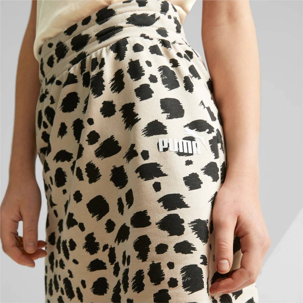 PUMA ESS+ ANIMAL PRINTED KNOTTED GIRLS SKIRT