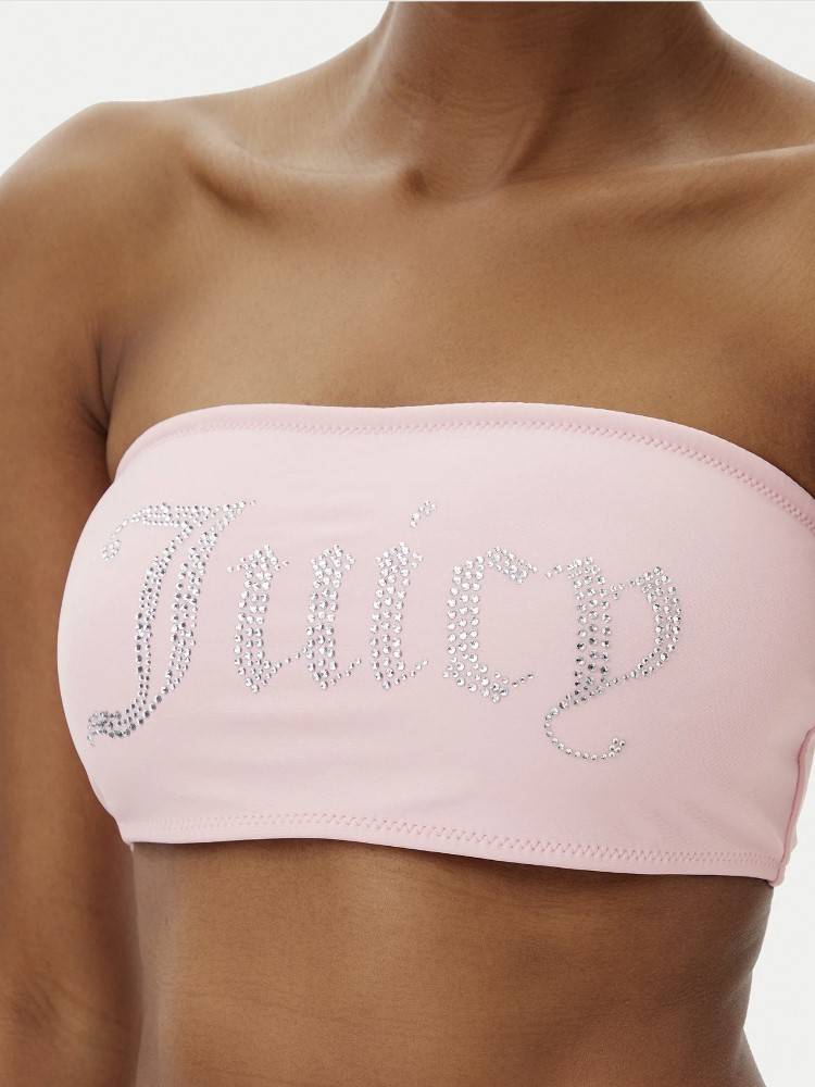 JUICY COUTURE BANDEAU BIKINI SET