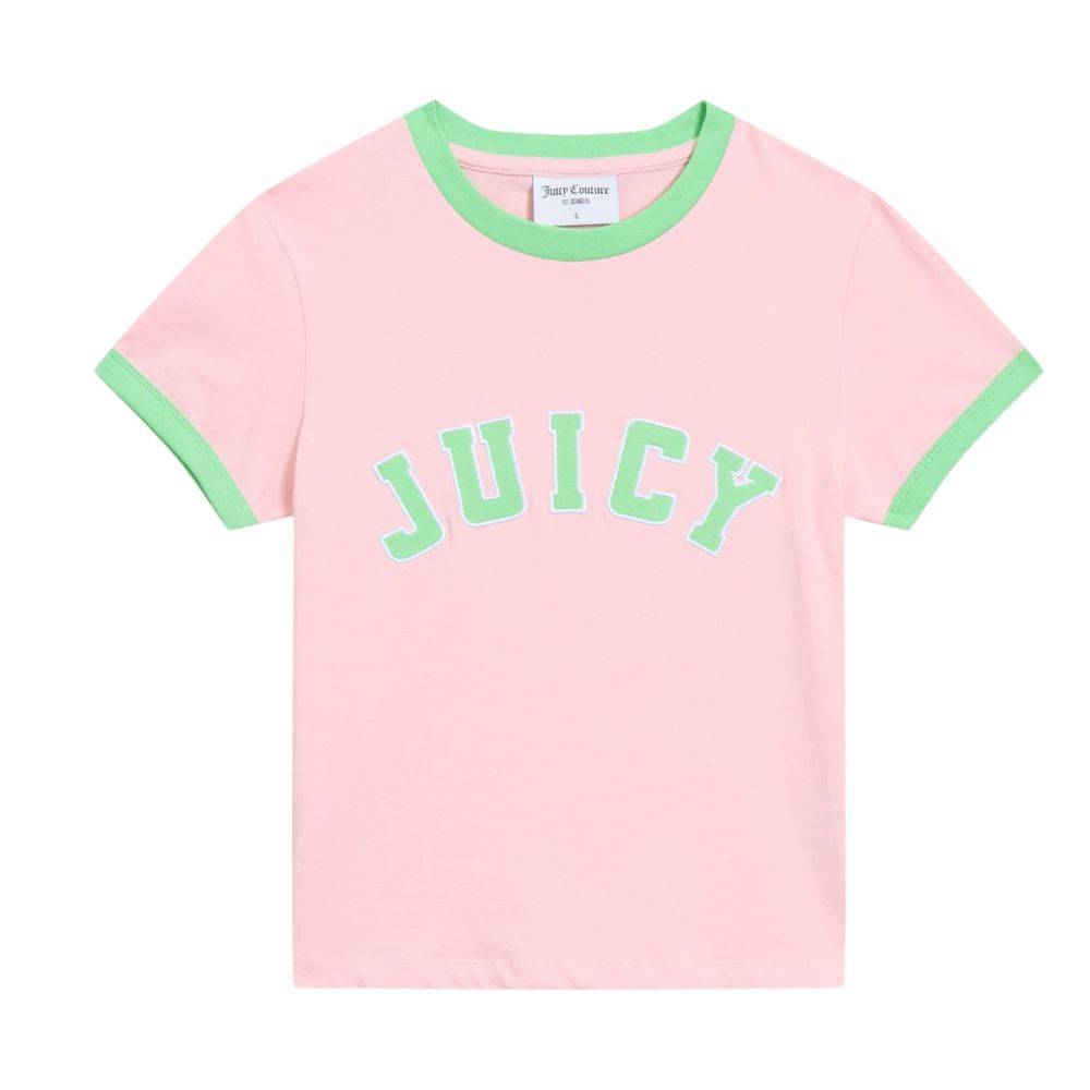 JUICY COUTURE COLLEGIATE RINGER T-SHIRT