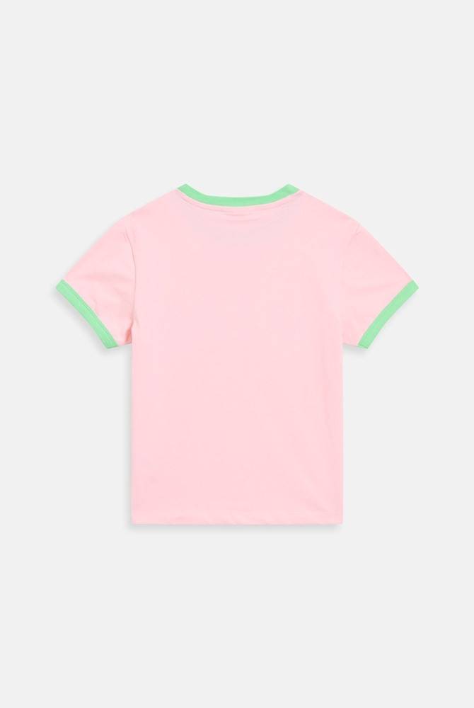 JUICY COUTURE COLLEGIATE RINGER T-SHIRT