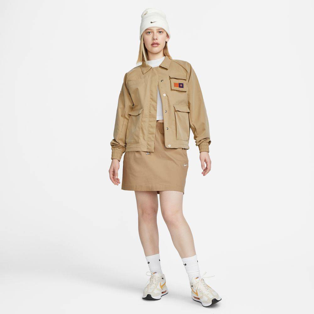 NIKE FCB WOMENS SWOOSH WOVEN JKT