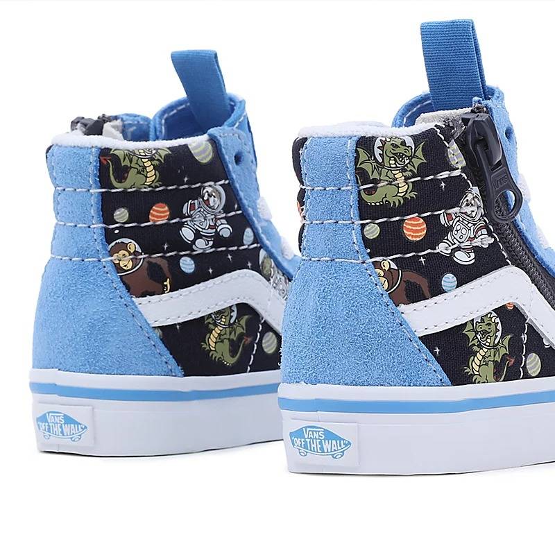 VANS INFANT GLOW COSMIC ZOO SK8-HI SHOES