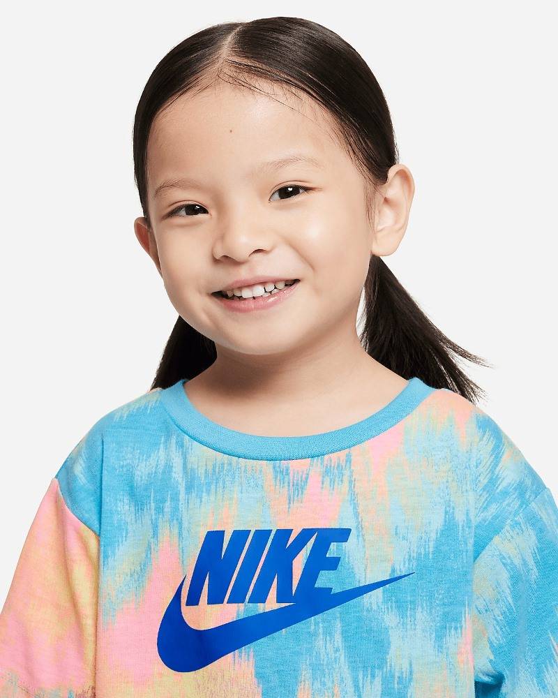 Nike Boxy T-Shirt Bike Short Set - Girls' Toddler