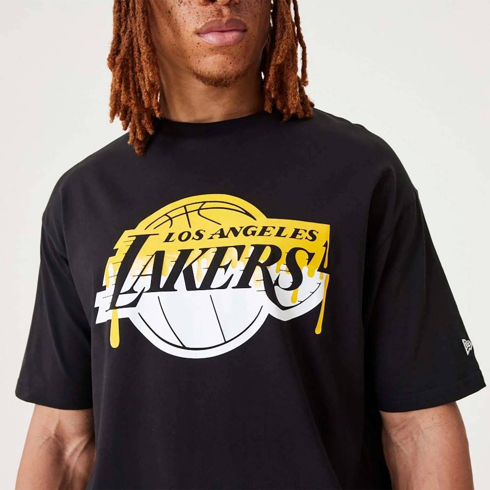 NEW ERA LOS ANGELES LAKERS NBA DRIP LOGO TEE