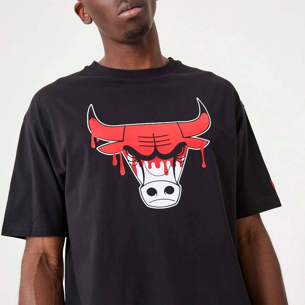 NEW ERA CHICAGO BULLS NBA DRIP LOGO TEE