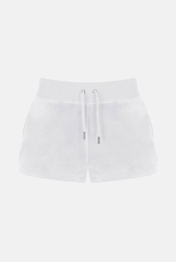 JUICY COUTURE EVE CLASSIC VELOUR TRACK SHORT