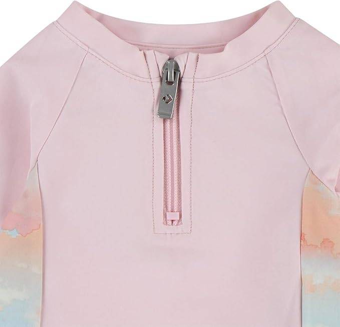 CONVERSE LITTLE GIRLS 2-PIECES RASH GUARDS