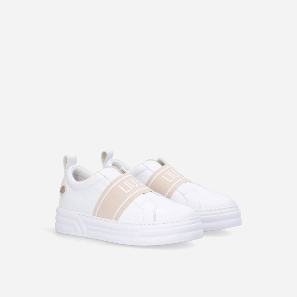 LIU JO CLEO 15 - SLIP ON SNEAKER WITH MAXI LOGO