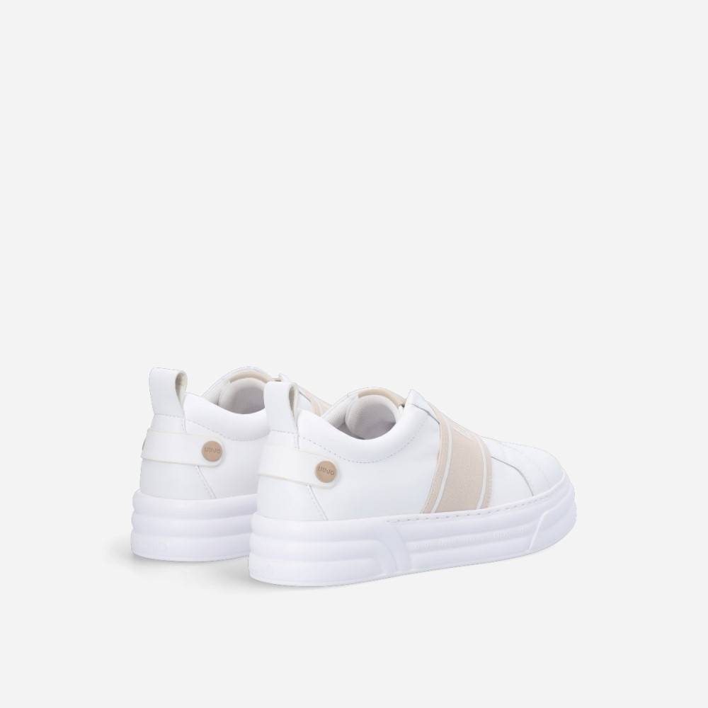 LIU JO CLEO 15 - SLIP ON SNEAKER WITH MAXI LOGO