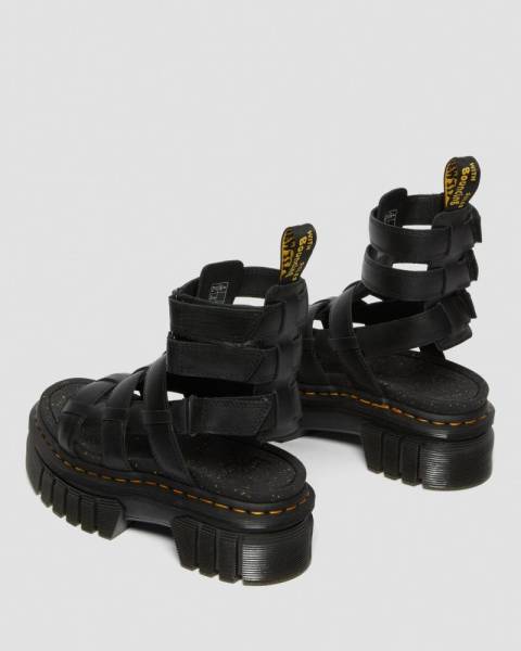 【Dr. Martens】◆Ricki Nappa Lux Leather Sandals◆27405001◆ Ricki Nappa Lux Leather 3 Strap Platform Sandals – Posers