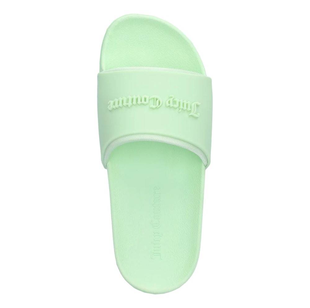 JUICY COUTURE BRENNA EMBOSSED SLIDERS