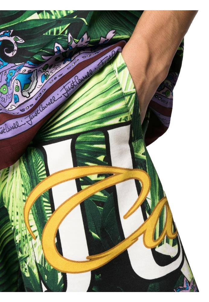 JUST CAVALLI EDEN GRAPHIC PRINT SHORT
