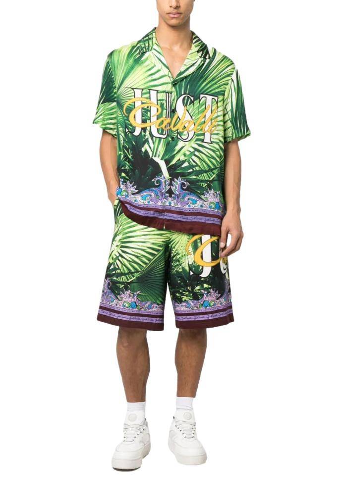 JUST CAVALLI EDEN GRAPHIC PRINT SHORT