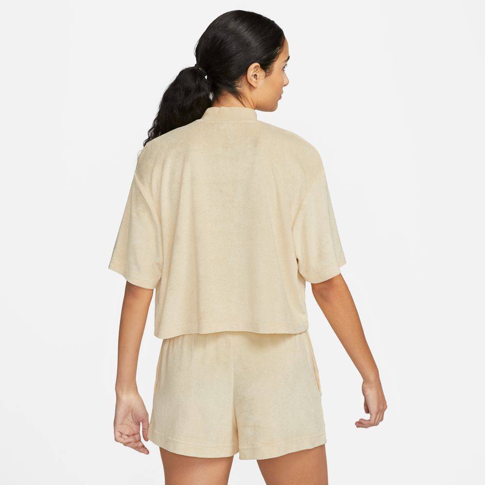 NIKE NSW WOMENS MOCK-NECK TERRY TOP