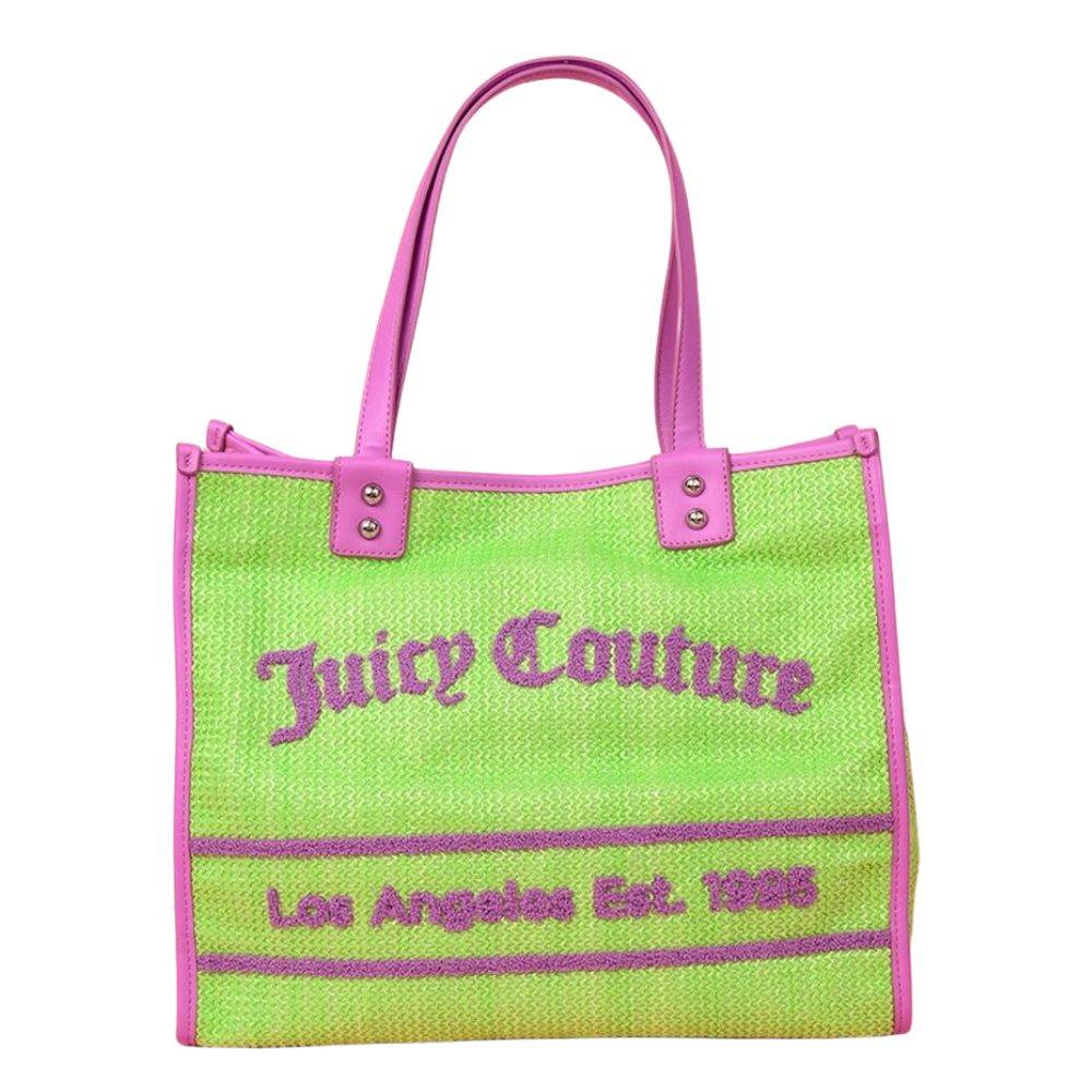 JUICY COUTURE ROSMARIE STRAW LARGE SHOPPING BAG 39x33x19