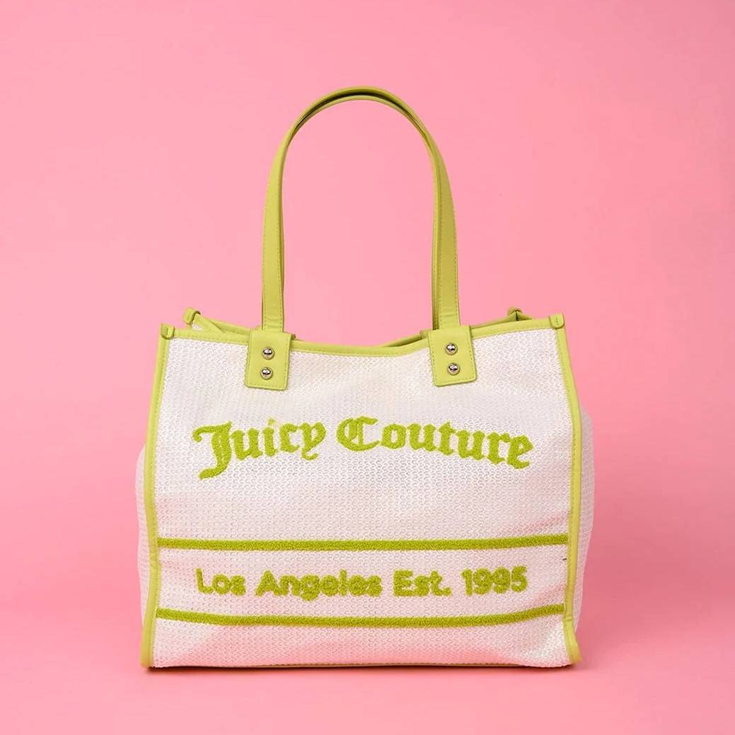 JUICY COUTURE ROSMARIE STRAW LARGE SHOPPING BAG (39x33x19)