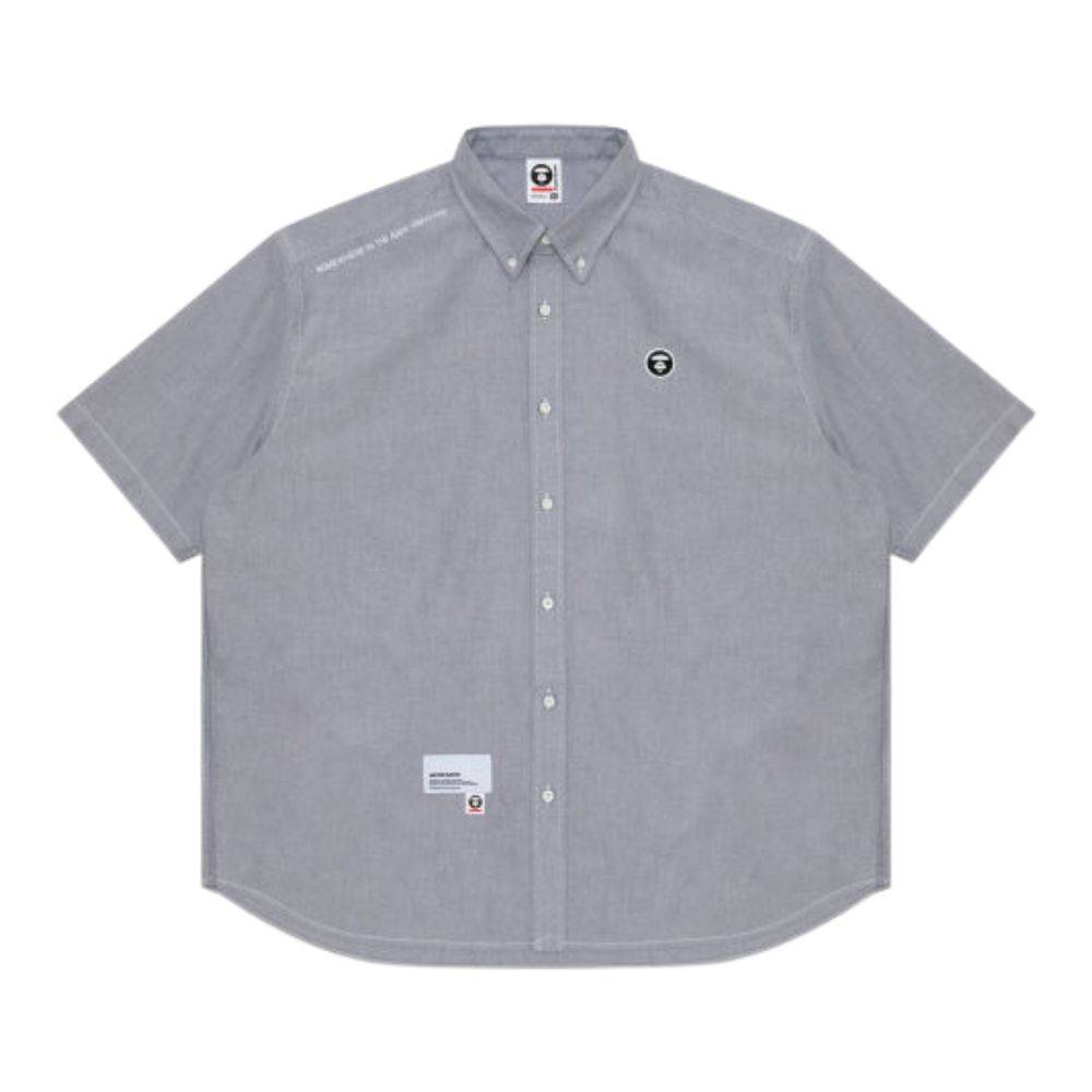 AAPE EMBROIDERED LOGO SHORT SLEEVE SHIRT LOOSE FIT