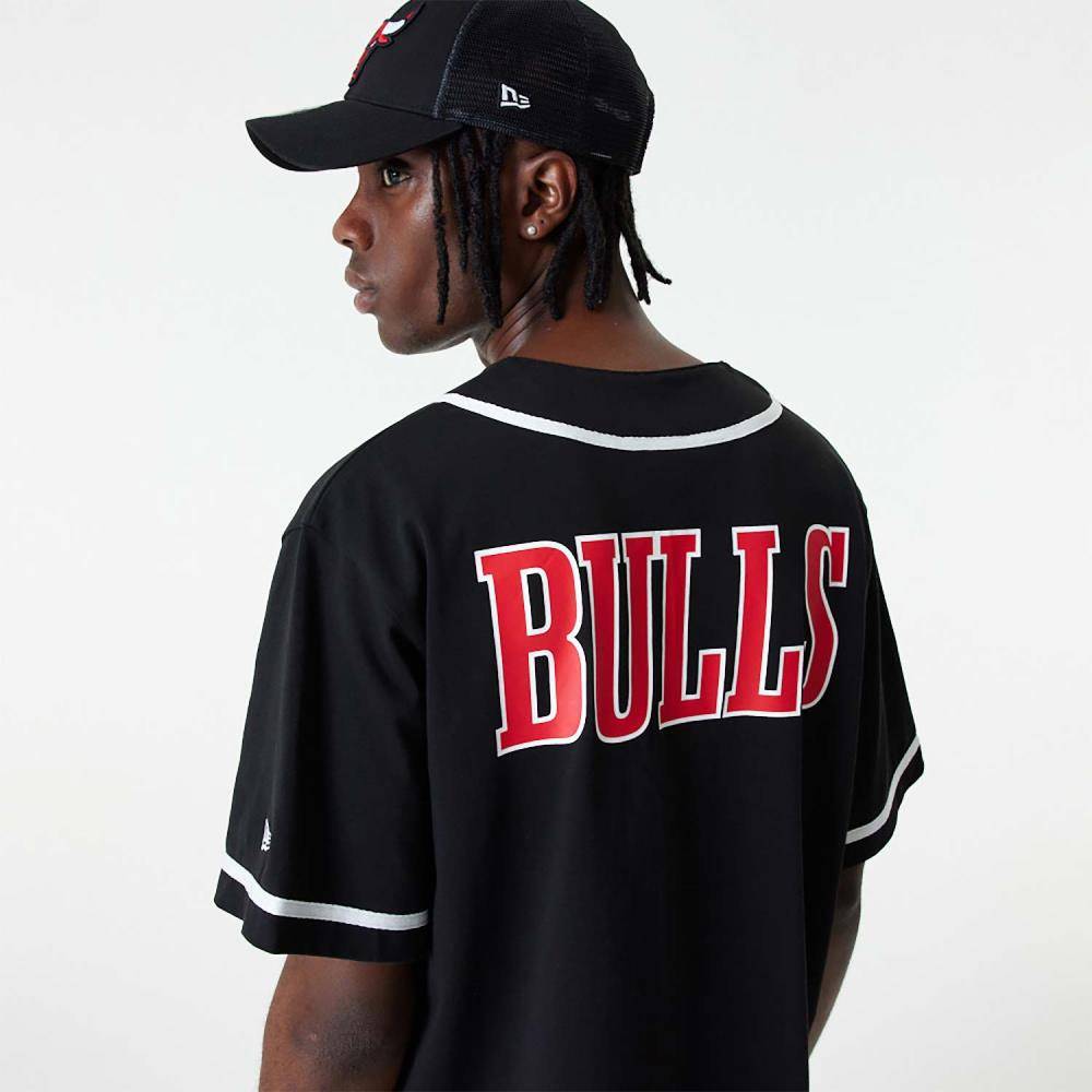 NEW ERA NBA CHICAGO BULLS BASEBALL JERSEY