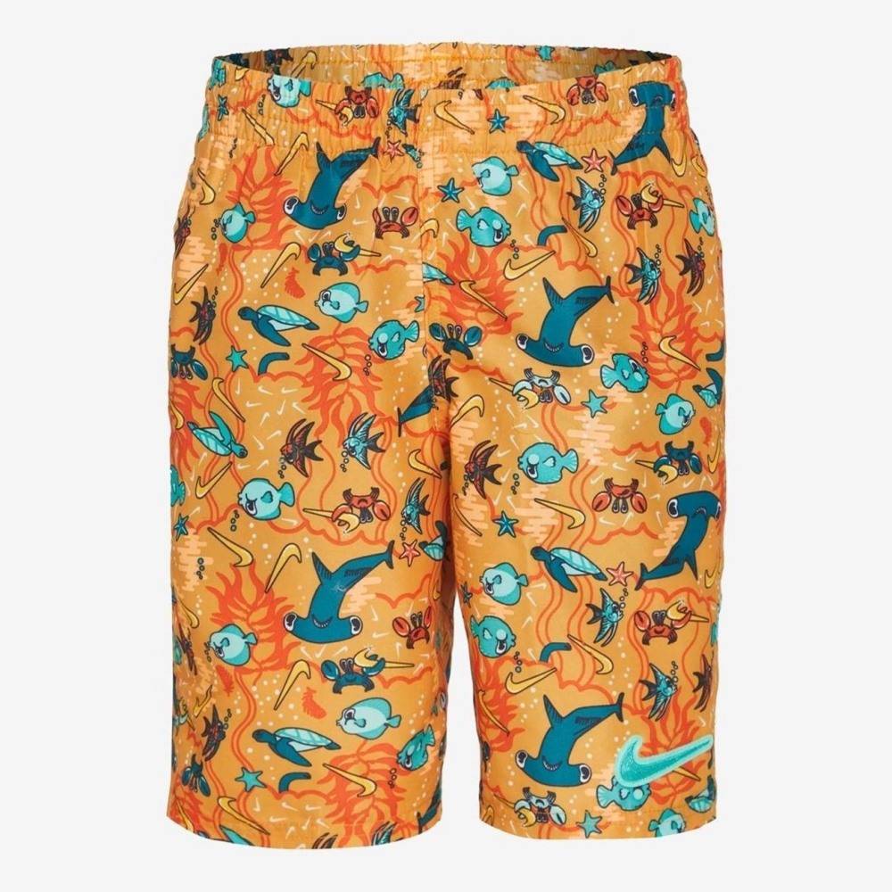 NIKE LITTLE BOYS SEA FRIENDS PRINT SWIMSHORT