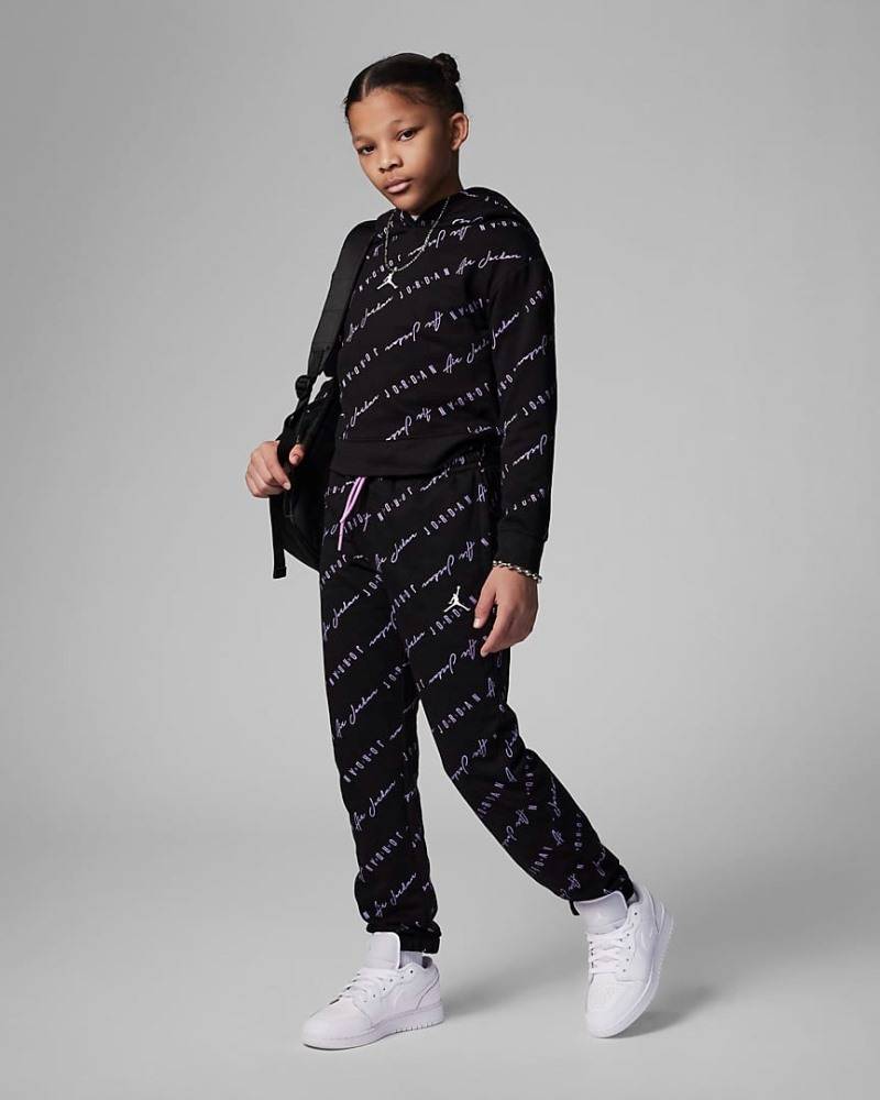 NIKE JORDAN GIRLS ALL-OVER-PRINT PANTS