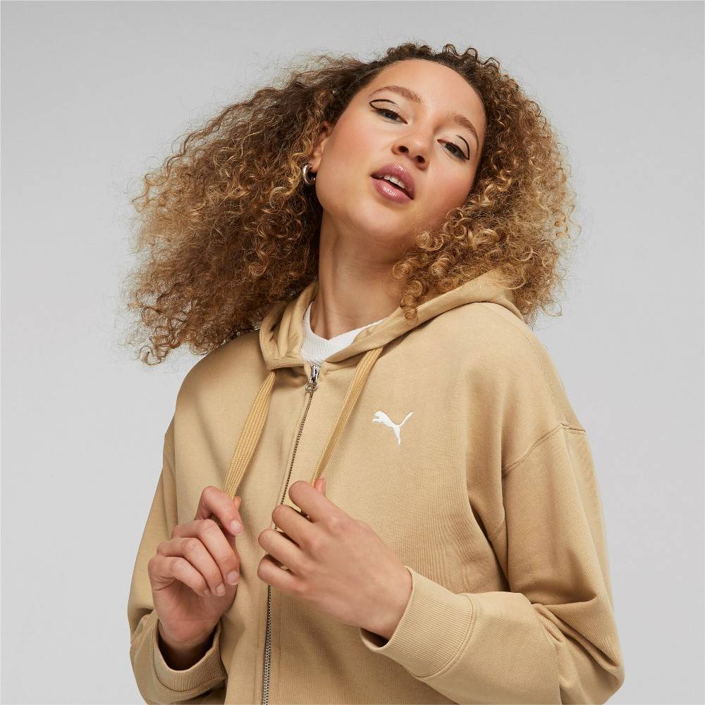 PUMA HER FULL-ZIP WOMENS HOODIE