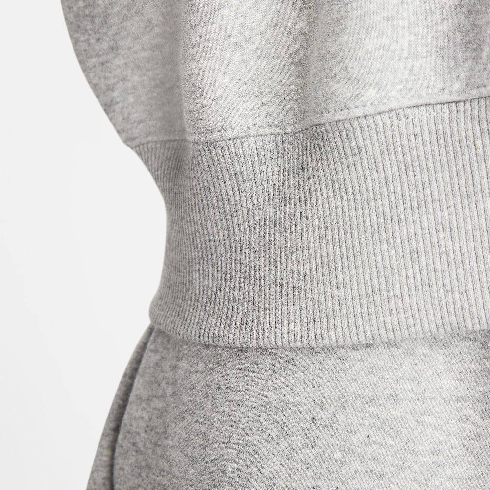 NIKE WOMENS PHOENIX FLEECE 1/2 ZIP CROP SWEATSHIRT