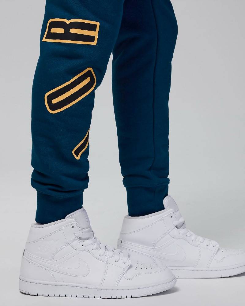 NIKE JORDAN YOUTH MJ FLIGHT MVP HYBRID FLEECE PANT