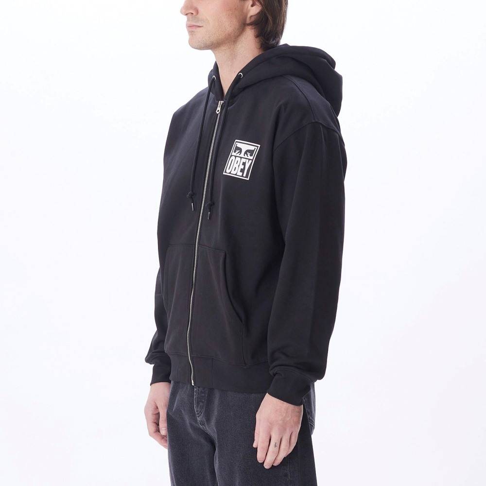 OBEY EYES ICON ZIP FLEECE