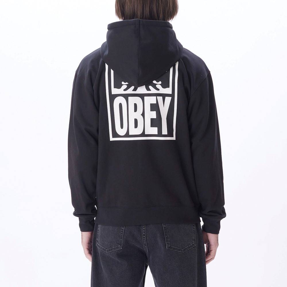 OBEY EYES ICON ZIP FLEECE