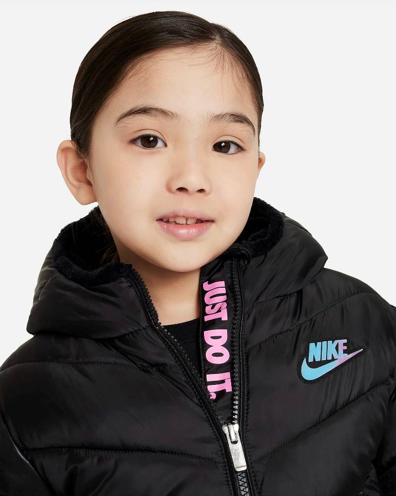 NIKE COLORBLOCK CHEVRON PUFFER JACKET