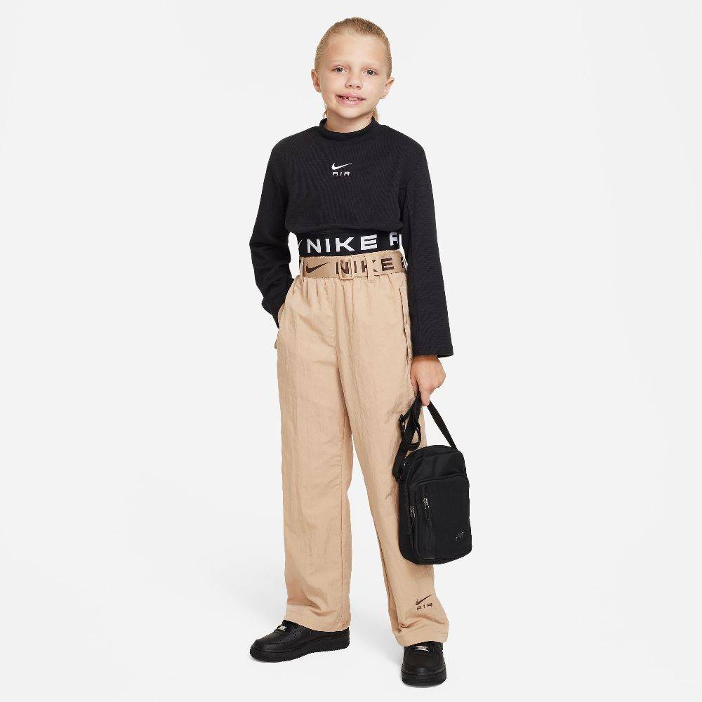 NIKE GIRLS AIR ESS LONG-SLEEVE MIXED TOP